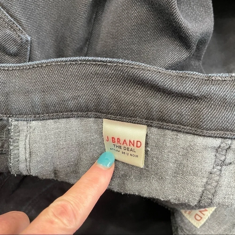 J. Brand Black Skinny Jeans with Zip Up Ankle Style